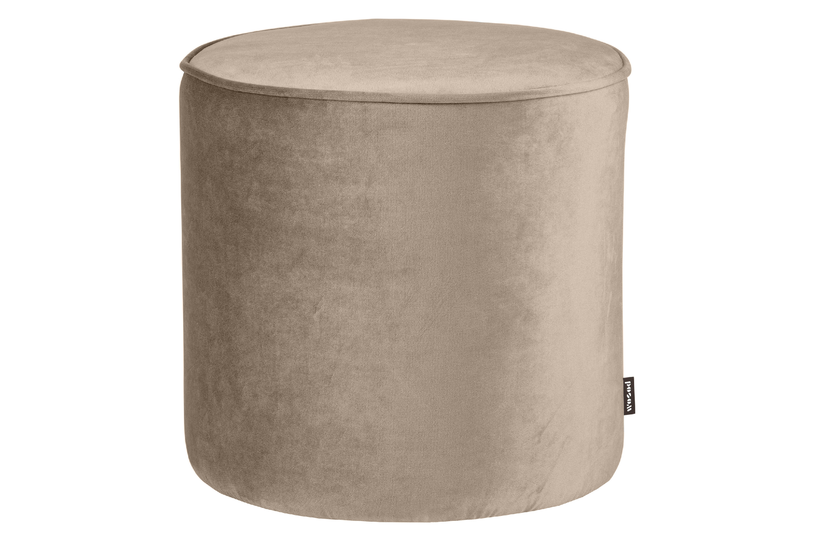 WOOD Pouf SARA khaki