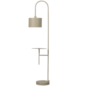 BePureHome Stojací lampa BLACKOUT krémová